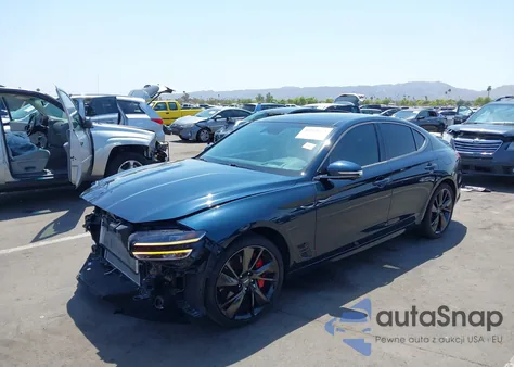 2022 Genesis G70 3.3T Rwd z USA, uszkodzony, nr VIN KMTG54TE4NU099048